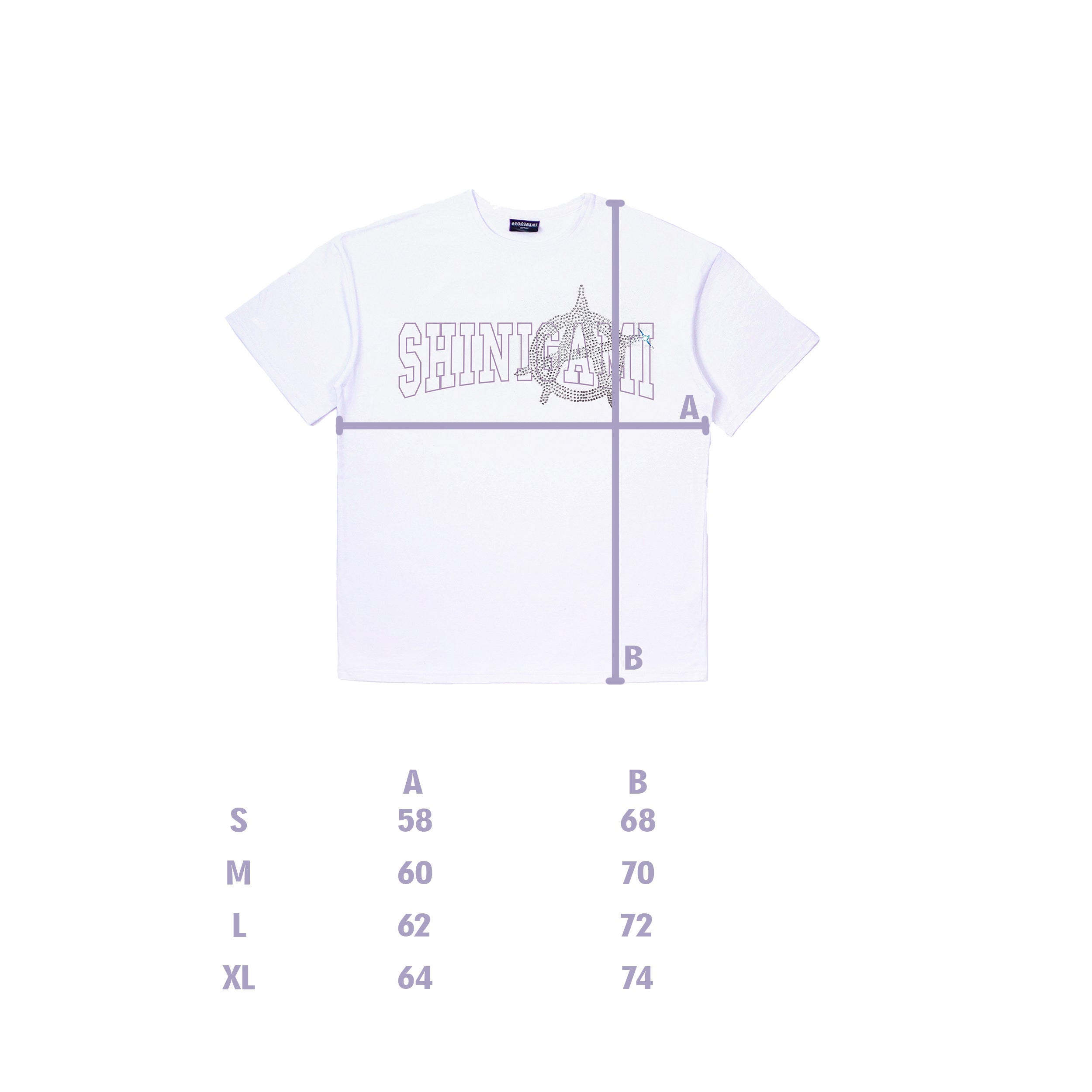 ANARCHY SHINE TEE WHITE