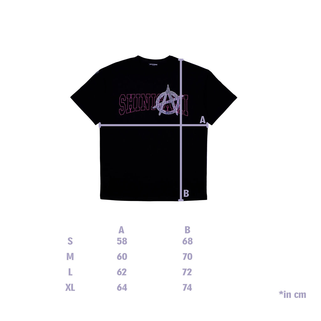 ANARCHY SHINE TEE BLACK