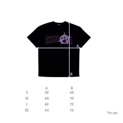 ANARCHY SHINE TEE BLACK