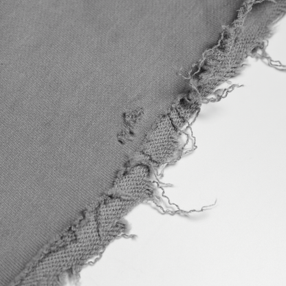 COAT OF ARMS DOUBLE WAISTED SHORTS - LIGHT GRAY
