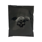 Shinigami Couture anarchy socks in branded black packaging bag