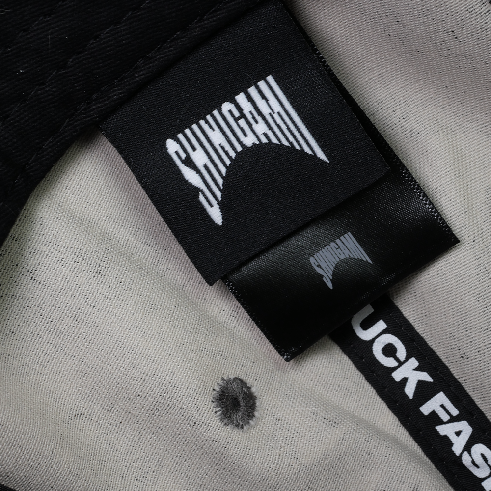 Shinigami Couture cap interior branded labels and tag detail