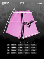 Shinigami Couture pink bobby shorts size chart