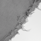 Shinigami Couture light gray shorts handcrafted raw distressed hem detail