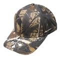 Shinigami Couture camouflage cap with cross-shaped brim cut-out