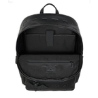Shinigami Couture leather backpack interior compartment and laptop sleeve