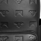 Close-up of Shinigami Couture embossed leather pattern texture
