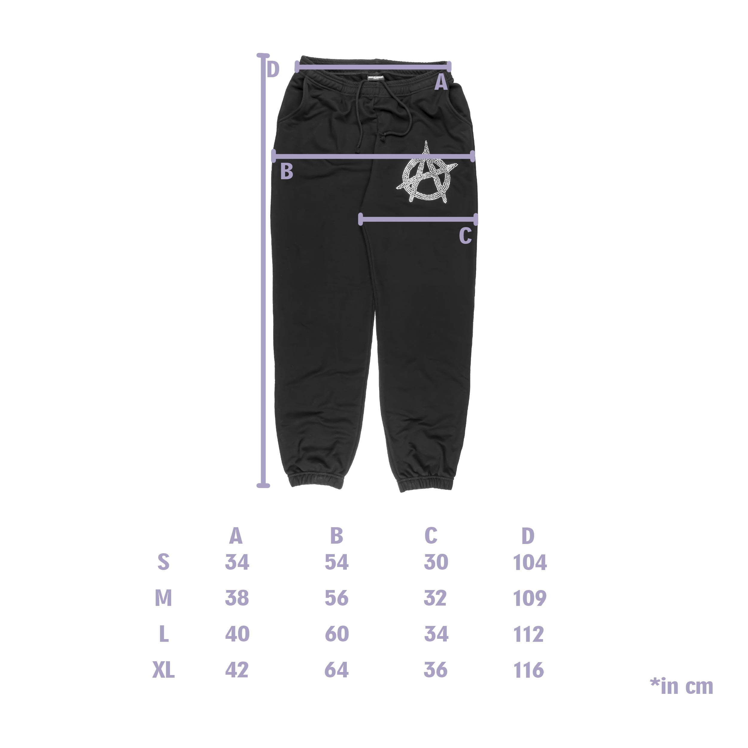 ANARCHY SHINE SWEATPANTS